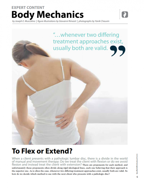 Article - To Flex or Extend? - Learn Muscles