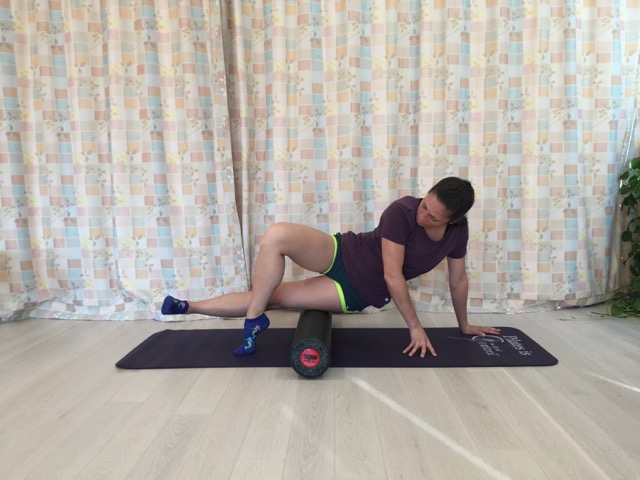 Rolling the lateral thigh can help the client with iliotibial band friction syndrome