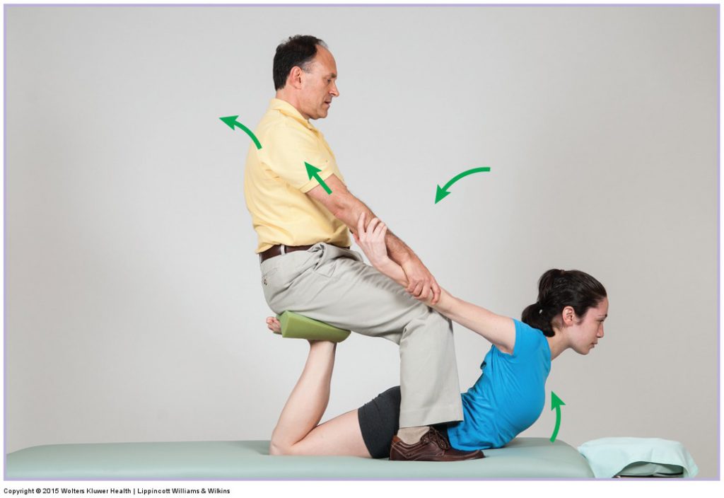 Low Back Extension Stretch - Permission Joseph E. Muscolino - Manual Therapy for the Low Back and Pelvis - A Clinical Orthopedic Approach (2015)
