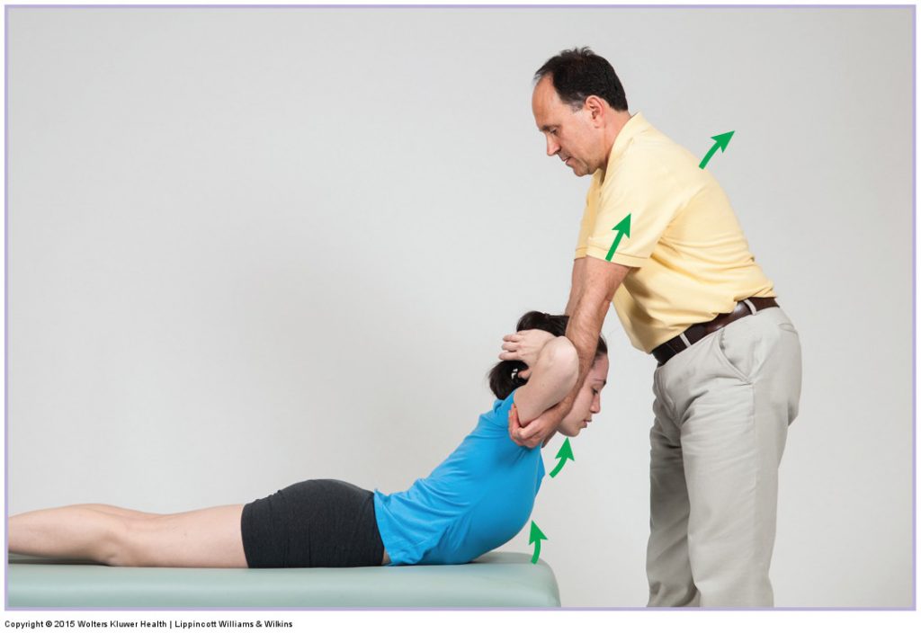 Back extension stretch - Permission Joseph E. Muscolino - Manual Therapy for the Low Back and Pelvis - A Clinical Orthopedic Approach (2015)